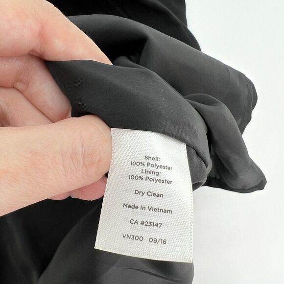 Talbots Black Sheath Dress With Ruffle Size 18W - Picture 5 of 5